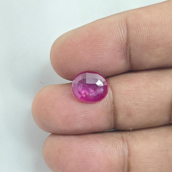 Natural Ruby (Manik) Stone – Certified Original Gemstone for Sun (Surya) Natural Ruby (Manik) Stone – Certified Original Gemstone for Sun (Surya)